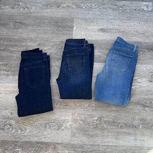 J Brand Jeans Women's Size 27 Skinny Jeans Lot Of 3 Dark Wash Light Wash